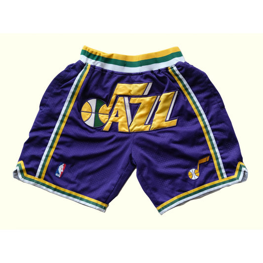 1993 1994 JUST DON VINTAGE NBA UTAH JAZZ SHORTS MITCHELL & NESS : SZ M