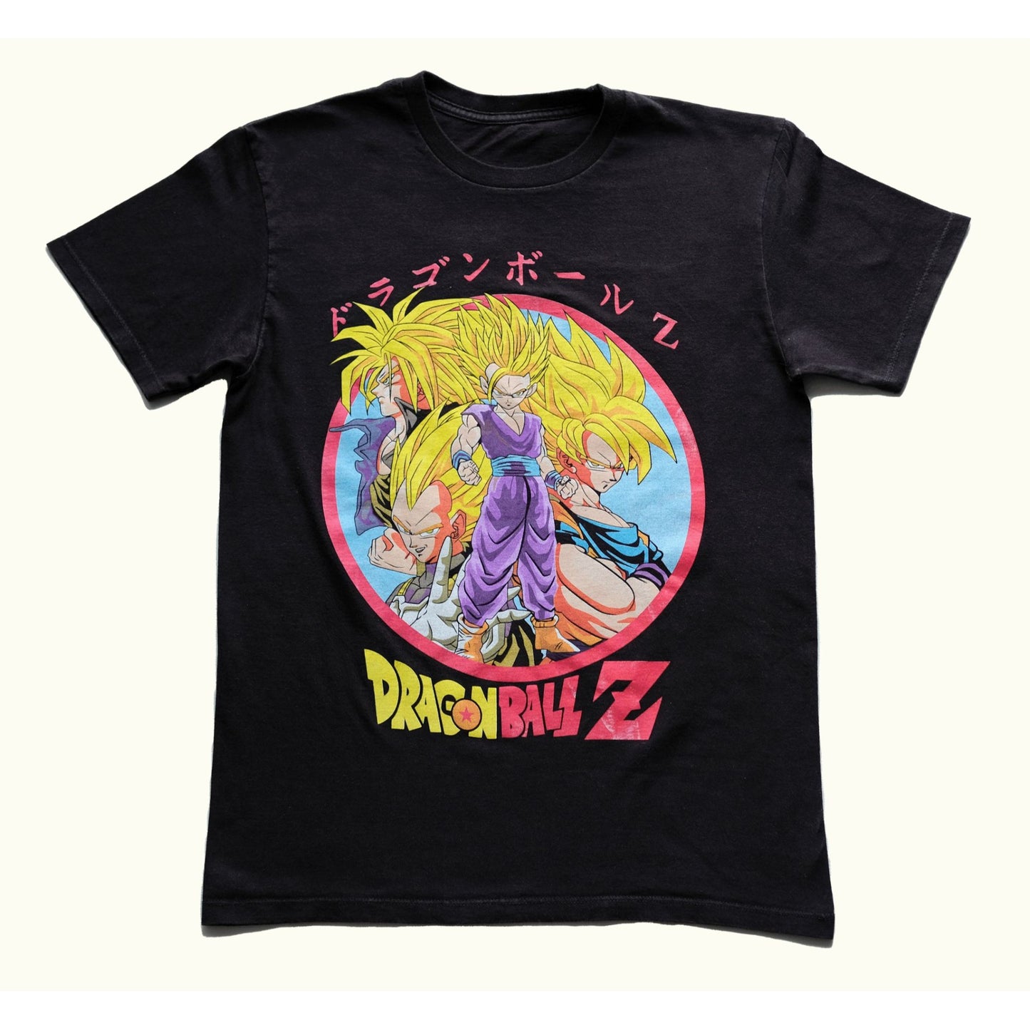 DRAGON BALL Z VINTAGE Y2K BLACK T SHIRT SZ L