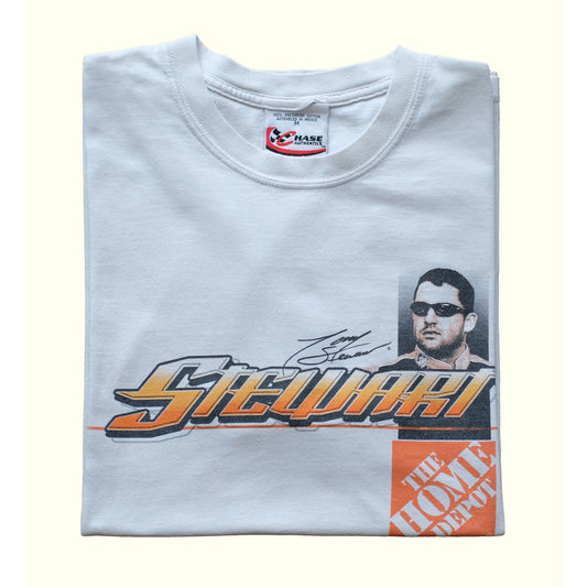 2000s Y2K USA VINTAGE NASCAR TONY STEWART BASS PRO : SZ M