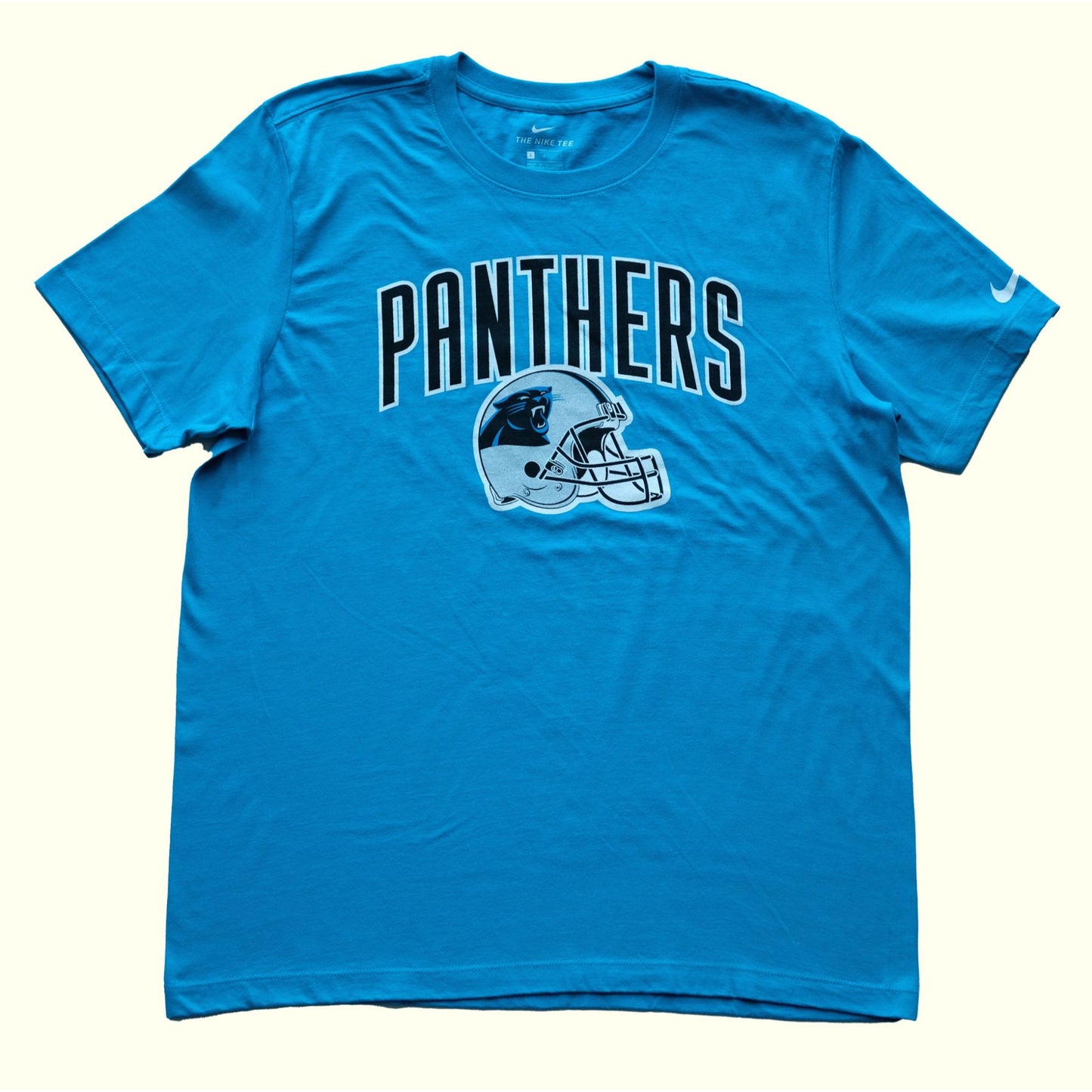 NIKE VINTAGE CAROLINA PANTHERS NFL BLUE T SHIRT SZ L