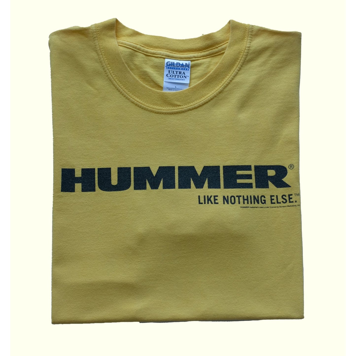 HUMMER GM TRUCK VINTAGE Y2K 90s T SHIRT YELLOW : SZ L