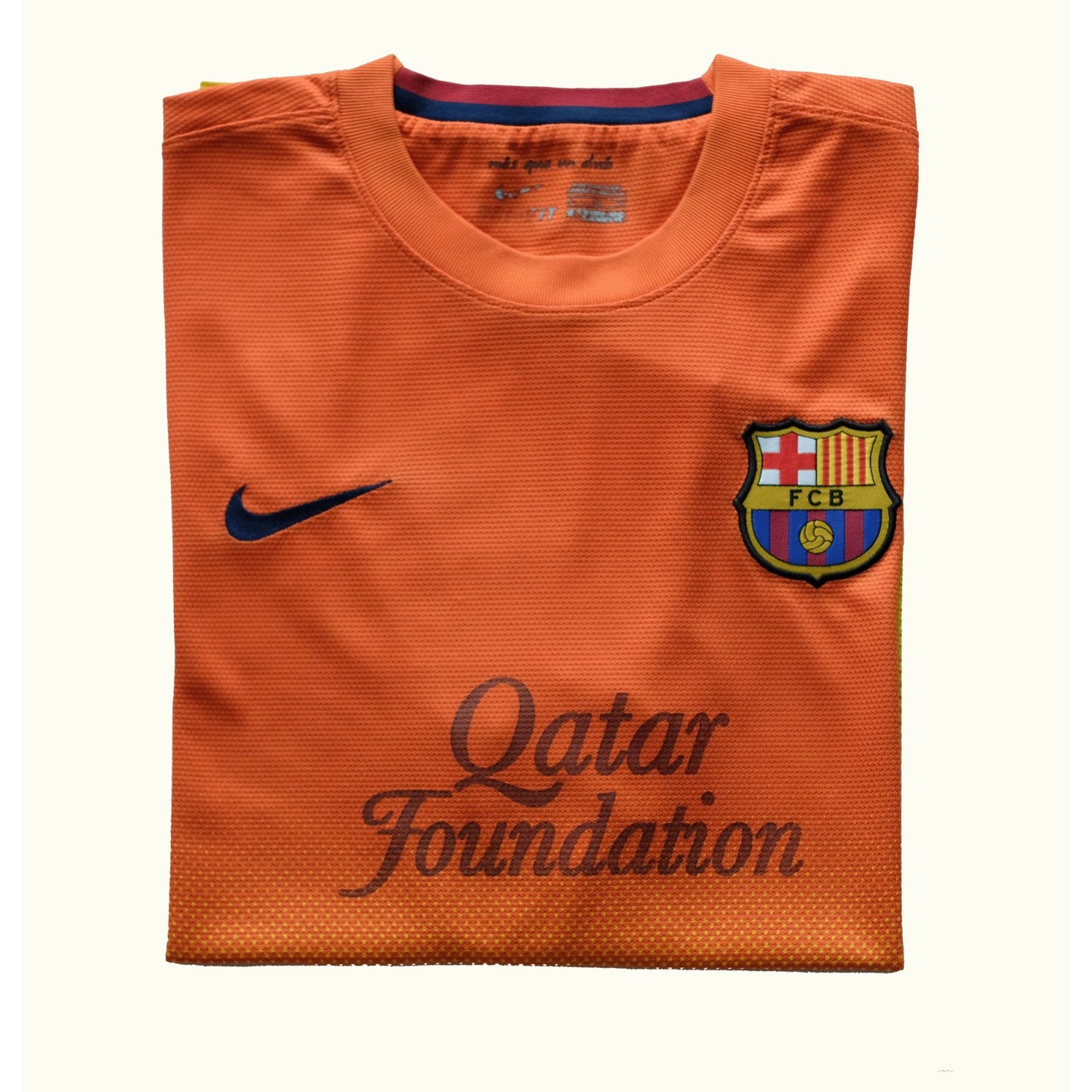 NIKE FC BARCELONA Y2K 2012 VINTAGE DRI-FIT CORE SOCCER SZ L