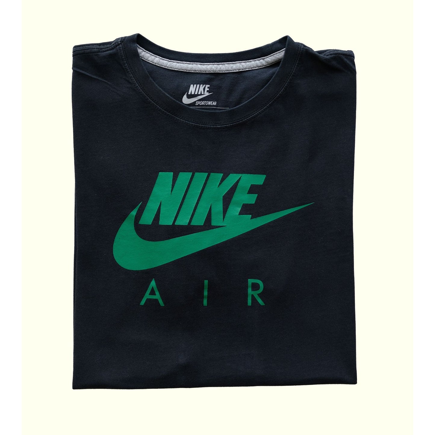 2000s 2012 Y2K VINTAGE NIKE SPELL OUT T SHIRT BLACK : SZ XL