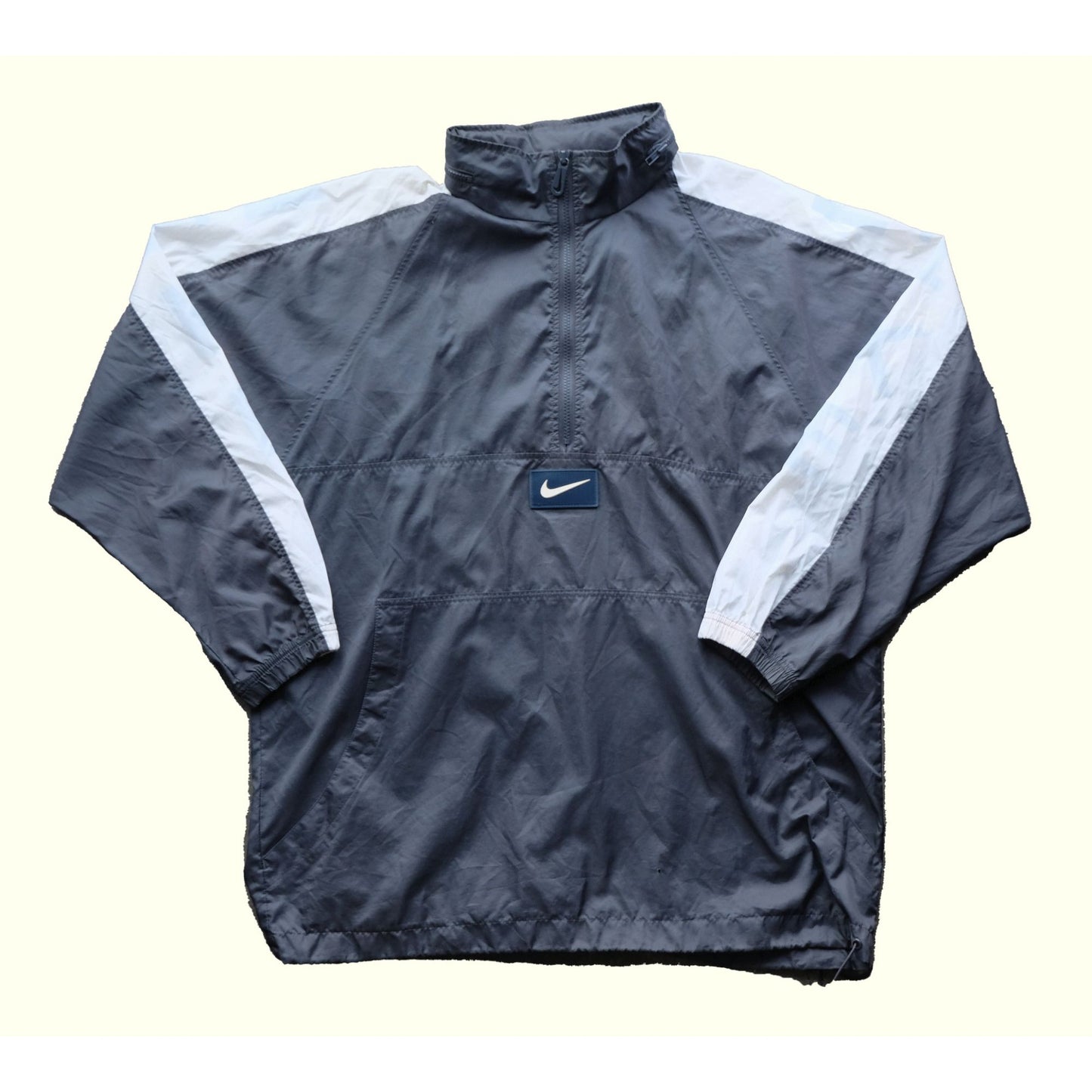 NIKE VINTAGE Y2K 90s PULL OVER JACKET DISTRESSED SZ L