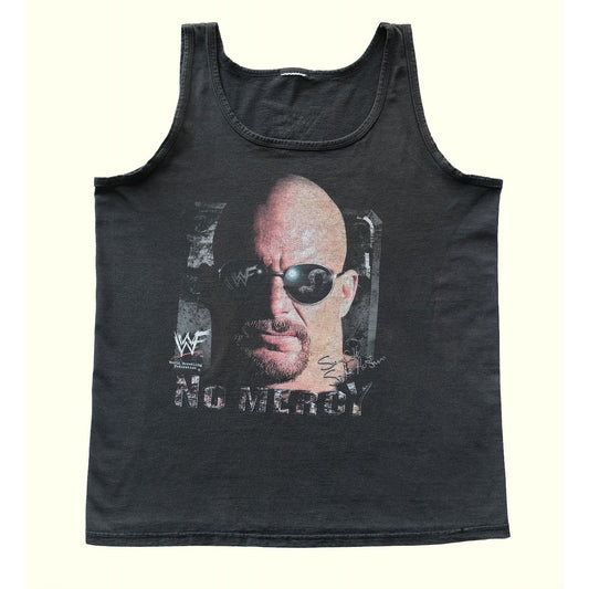 1990s WWF WRESTLING STONE COLD STEVE AUSTIN 'NO MERCY' 3:16 TANK TOP : SZ L