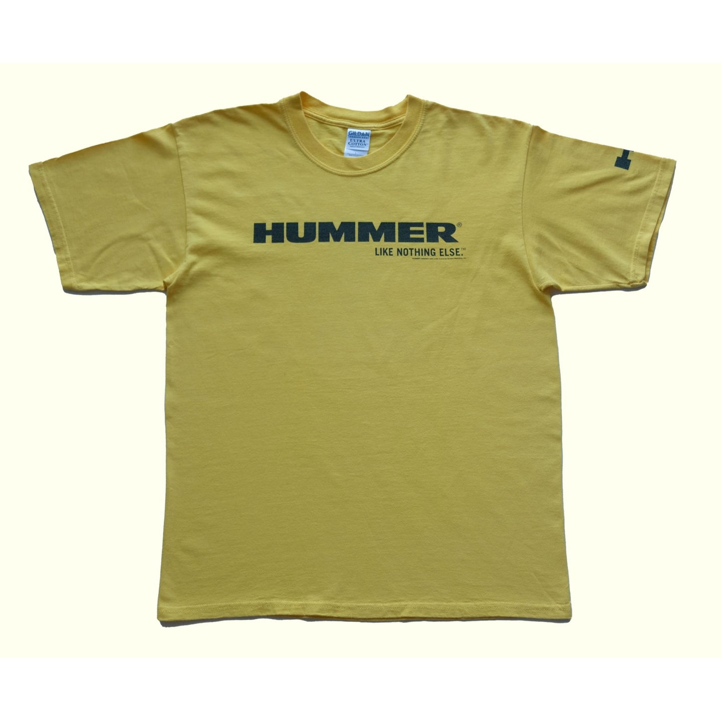 HUMMER GM TRUCK VINTAGE Y2K 90s T SHIRT YELLOW : SZ L