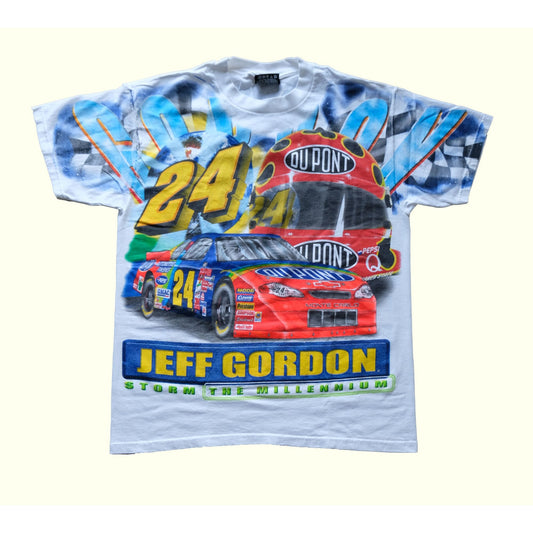 2000 JEFF GORDON MILLENNIUM NASCAR AOP T SHIRT : SZ M