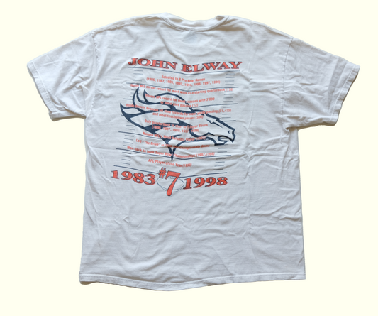 1998 JOHN ELWAY T-SHIRT : SZ XL