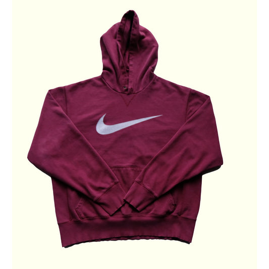 2000s Y2K VINTAGE NIKE SWOOSH HOODIE SWEATER : SZ L